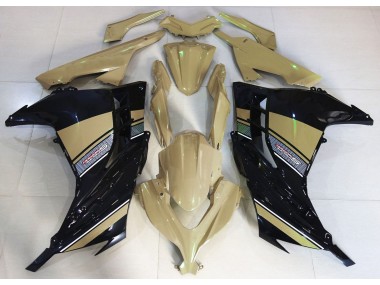 2013-2018 Desert Tan & Schwarz Ninja 300 Motorrad Verkleidungen