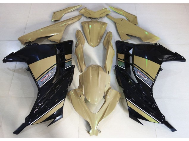 2013-2018 Desert Tan & Schwarz Ninja 300 Motorrad Verkleidungen 2013-2018 Desert Tan & Schwarz Ninja 300 Motorrad Verkleidungen