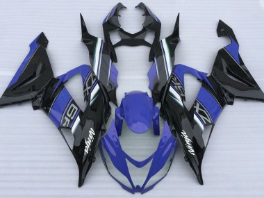 2013-2018 Glänzend Blau & Schwarz ZX6R Motorrad Verkleidungen