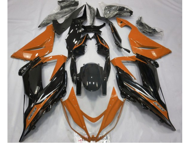 2013-2018 Schwarz & Orange ZX6R Motorrad Verkleidungen 2013-2018 Schwarz & Orange ZX6R Motorrad Verkleidungen