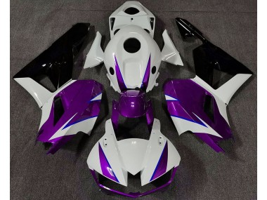 2013-2023 Glanz Lila Weiß & Blau CBR600RR Motorrad Verkleidungen