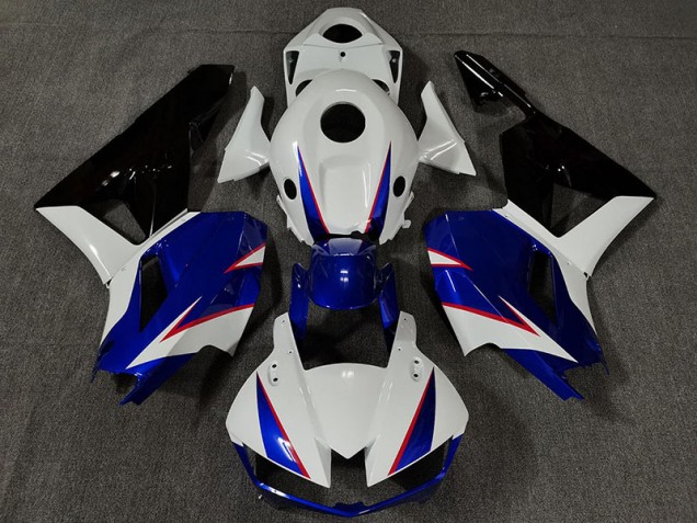 2013-2023 Glänzend Weiß & Tiefes Blau CBR600RR Motorrad Verkleidungen 2013-2023 Glänzend Weiß & Tiefes Blau CBR600RR Motorrad Verkleidungen