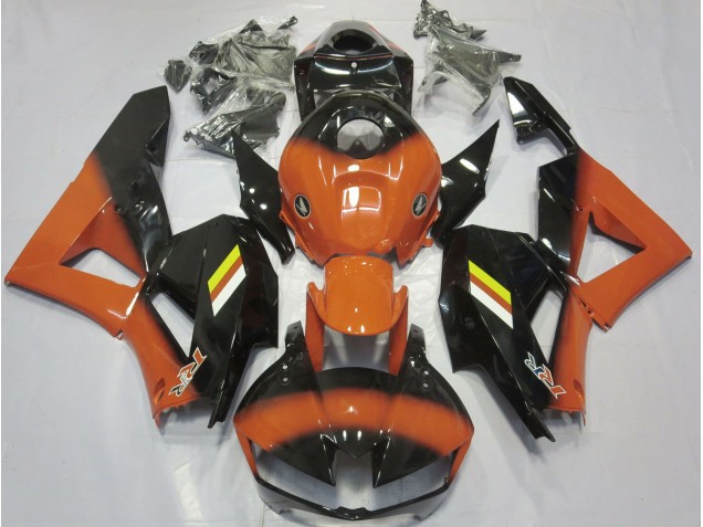 2013-2023 Glanzorange & Schwarz Verblassen CBR600RR Motorrad Verkleidungen 2013-2023 Glanzorange & Schwarz Verblassen CBR600RR Motorrad Verkleidungen
