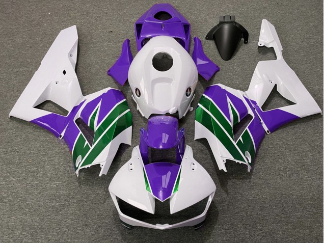 2013-2023 Lila & Glänzendes Grün CBR600RR Motorrad Verkleidungen 2013-2023 Lila & Glänzendes Grün CBR600RR Motorrad Verkleidungen