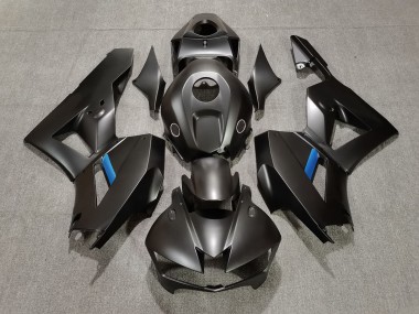 2013-2023 Matt Schwarz Mit Blau CBR600RR Motorrad Verkleidungen