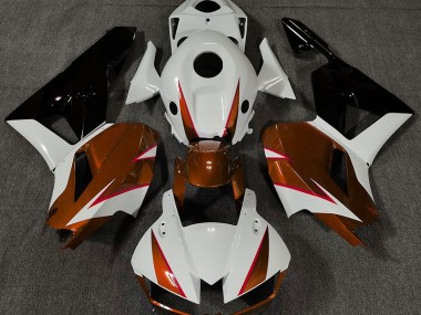 2013-2023 Orange Glänzend Weiß & Rot CBR600RR Motorrad Verkleidungen