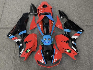 2013-2023 Rot Hai CBR600RR Motorrad Verkleidungen