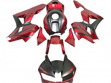 2013-2023 Tiefrot & Matt Schwarz CBR600RR Motorrad Verkleidungen