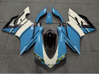 2015-2017 Hellblau OEM Stil Ducati 959 1299 Motorrad Verkleidungen