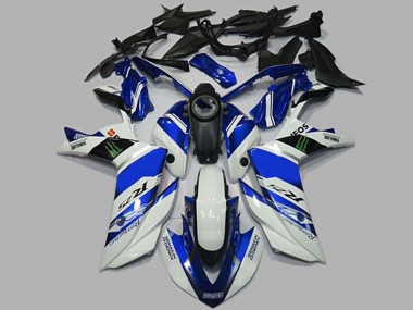 2015-2018 Weiß & Blau R3 Motorrad Verkleidungen