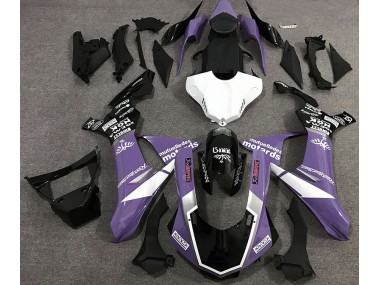 2015-2019 Glanz Lila Logo-Stil R1 Motorrad Verkleidungen