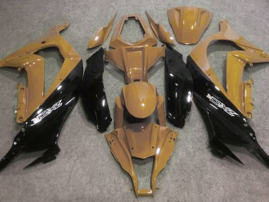 2016-2019 Desert Tan & Schwarz ZX10R Motorrad Verkleidungen