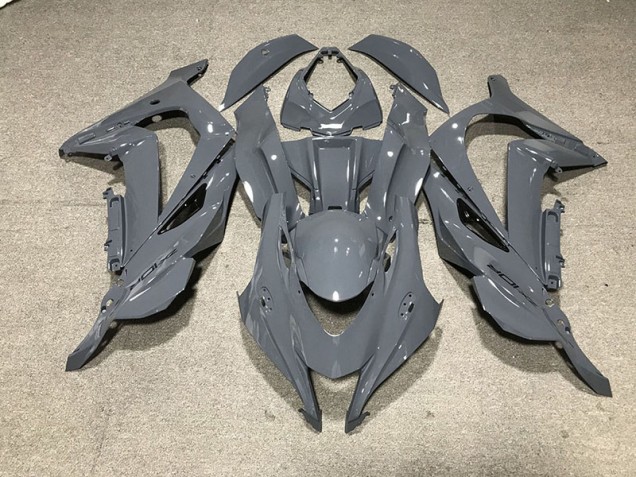 2016-2019 Nardo Grau Schwarzes Logo ZX10R Motorrad Verkleidungen 2016-2019 Nardo Grau Schwarzes Logo ZX10R Motorrad Verkleidungen