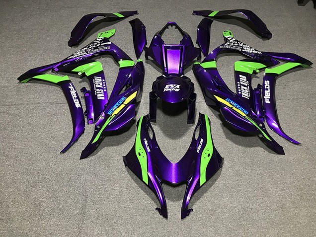 2016-2019 Perlviolett Trickstar ZX10R Motorrad Verkleidungen 2016-2019 Perlviolett Trickstar ZX10R Motorrad Verkleidungen