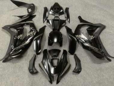 2016-2019 Satinschwarz & Grau ZX10R Motorrad Verkleidungen