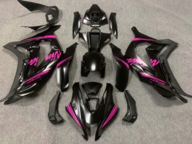 2016-2019 Satinschwarz & Rosa ZX10R Motorrad Verkleidungen