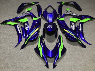 2016-2019 Tiefes Blau Trickstar ZX10R Motorrad Verkleidungen