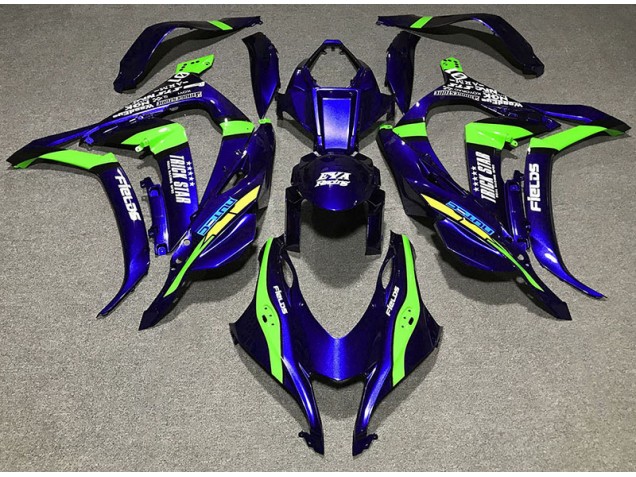 2016-2019 Tiefes Blau Trickstar ZX10R Motorrad Verkleidungen 2016-2019 Tiefes Blau Trickstar ZX10R Motorrad Verkleidungen
