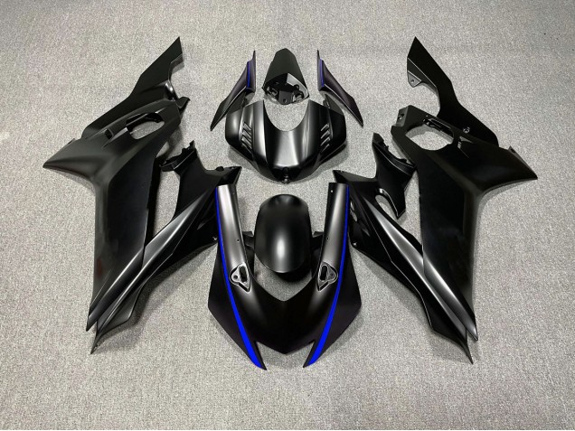 2017-2021 Matt Schwarze & Blaue Akzente R6 Motorrad Verkleidungen 2017-2021 Matt Schwarze & Blaue Akzente R6 Motorrad Verkleidungen