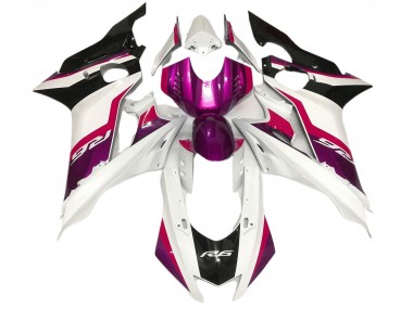 2017-2021 Pink & Glänzend Weiß R6 Motorrad Verkleidungen