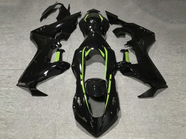 2017-2023 Schwarz Glänzend & Limettengrünes Futter CBR1000RR Motorrad Verkleidungen