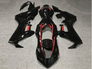 2017-2023 Schwarz Glänzend Mit Rotem Futter CBR1000RR Motorrad Verkleidungen
