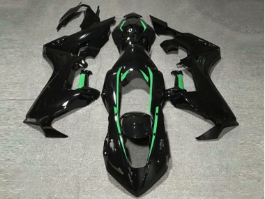 2017-2023 Schwarz Glänzend & Waldgrünes Futter CBR1000RR Motorrad Verkleidungen